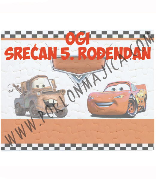 Poklon za rodjendan  deca/Puzzle za decu/Puzla cars.jpg
